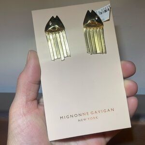 Mignonne Gavigan 14K gold plated brass earrings